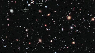 The Hubble eXtreme Deep Field (annotated)