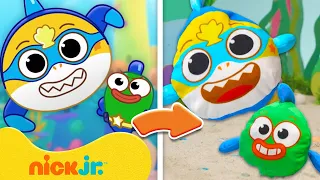 Super Shark and Captain Kelp Toys Save the Day! 🦈 | Baby Shark's Big Show | Nick Jr.