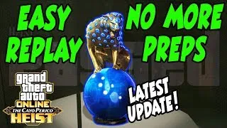 Cayo Perico (SOLO) Skip Preps + Gold Glitch !Panther Statue! !June 2022!