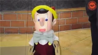 Czech Marionettes presents: How to manipulate with Pinocchio marionette