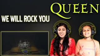 MY SISTER REACTS TO QUEEN | WE WILL ROCK YOU REACTION | NEPALI GIRLS REACT