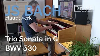JS BACH - Trio Sonata in G BWV 530 - Hauptwerk Nitra
