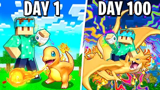 I Spent 100 DAYS In MEGA POKEMON ONLY Pixelmon! (Minecraft)