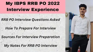 My RRB PO 2022 Interview Experience|| How to Prepare for RRB PO Interview #ibps #rrbpo #ibpspo