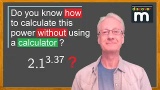 ❓❓ Do you know how to calculate this power without using a calculator ❓❓ Decimal power exponent