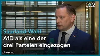 Interview mit Tino Chrupalla zum Ausgang der Landtagswahl im Saarland am 28.03.22