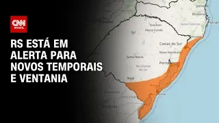 RS está em alerta para novos temporais e ventania | BRASIL MEIO-DIA