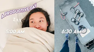 a day in my life: getting my life together & waking up at 5AM