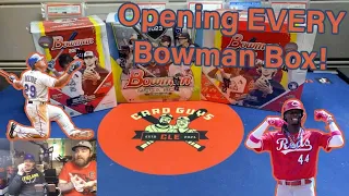 Opening EVERY Bowman Baseball Retail Pack 🤩😍 Throwback Thursday 2023 Bowman Blaster, Mega & Display!