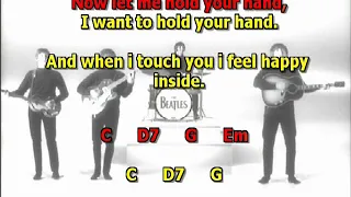 I want to hold (virtual) your hand  Beatles deconstructing only vocals  lyrics chords