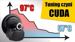 Tuning TSDZ czyni cuda 📉 z 97°C na 57°C