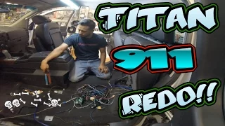 Nissan Titan car stereo installation 911 redo!