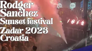 Rodger Sanchez@live at Sunset festival@Zadar 2023@Croatia