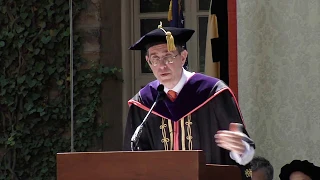 President Christopher L. Eisgruber: 2018 Commencement Address - ‘The Value of a College Degree’