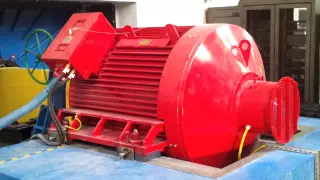 Run-up of large (1100kW, 500rpm) Line Start Permanent Magnet Synchronous Motor