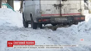 Комунальники вивезли із Києва понад 14 тисяч тонн снігу