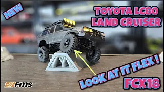 BRAND NEW EPIC - TOYOTA LAND CRUISER LC80 FCX18 4X4 RTR RC BEST 1:18TH RC TRAIL TRUCK CRAWLER BY FMS