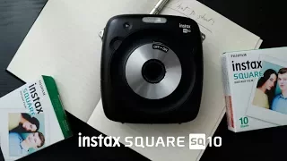 Распаковка и первое впечатление от Fujifilm instax Square SQ10