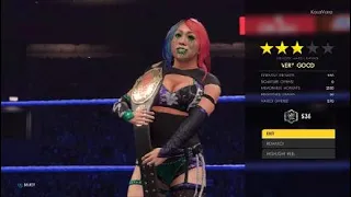 WWE 2K22 WWE Women's Championship Asuka vs. Becky Lynch