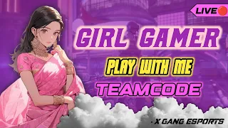 GIRL GAMER  - BGMI Live Stream Sweet Girl Gamer Join Me Through Teamcode And Custom Rooms ♥️