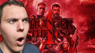 Reacting To A Avengers Endgame Trailer BUT Stranger Things 4 Style