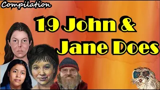 Compilation of 19 unidentified John and Jane Does