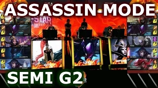 Turkey vs SEA Game 2 Assassin Mode | Semi Finals 2016 LoL IWC All-Stars Day 4 | Fire vs ICE
