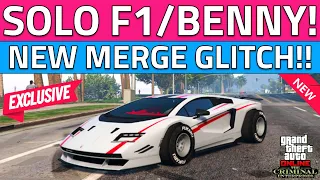 NEW: SOLO F1/ BENNY WHEEL Merge Glitch On Any Car To Car in GTA 5! How to Put F1 Rims Tires Glitch