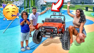 MOM AND DAD SURPRISE SON WITH A NEW CAR! *he was so happy!*