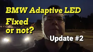 BMW iX1 Adaptive LED problems - update #2. Back from workshop, fixed or not?