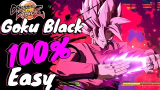 D🅱FZ ➤Goku Black TOD EASY combo solo 100% on-screen inputs!!! Tutorial【 Dragon Ball FighterZ】