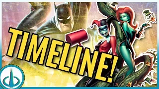 "BATMAN AND HARLEY QUINN" Timeline! | History of the DCAU