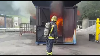 Backdraft training in Wales