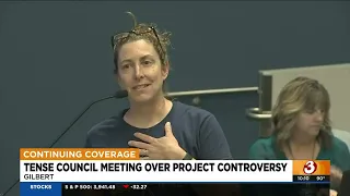 Council meeting held in Gilbert over street widening project controversy