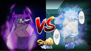 Cartenon vs Goku | PvP in Shindo life #89