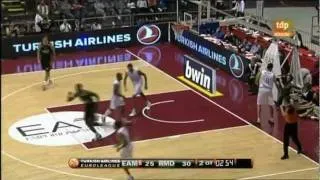 3 virtuous plays by Rudy Fernandez at Milano (01-12-11)