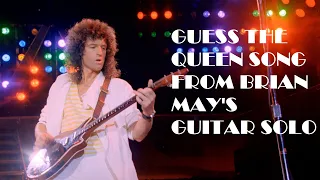 Guess The Queen Song From Brian May's Guitar Solo [Queen Quiz]