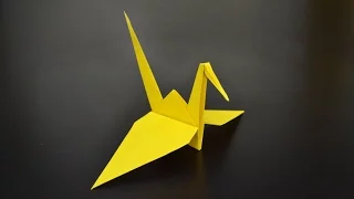 Origami Crane/Tsuru - Tutorial in English (BR)