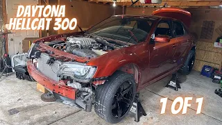 I Built The Worlds First Daytona Hellcat Chrysler 300 In My Backyard *Less Than 24 Hours*