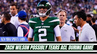 Zach Wilson *Possibly* Tears ACL In New York Jets Preseason Game