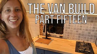 WE HAVE RUNNING WATER - Van Build Part 15 | Ep. 75