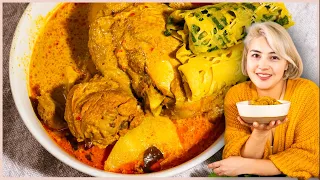 Singaporean Chicken Curry with Potato & Roti Jala