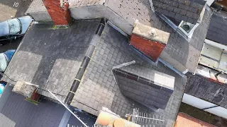 Roof inspections using a drone
