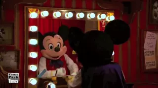 Walt Disney World - "Talking" Magician Mickey Mouse at Magic Kingdom meets guests