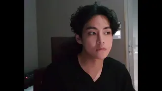 taehyung singing "My You" by Jungkook in his live!