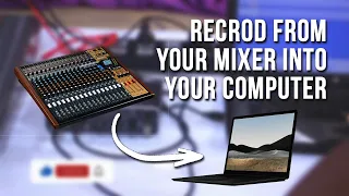 How To Record From Mixer To Laptop. (without any device, with sound card and with audio interface