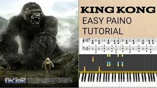 KING KONG CLASSIC || EASY PIANO TUTORIAL || SynthOn
