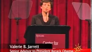 Valerie B. Jarrett at Center for American Women and Politics (Rutgers University)