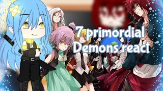 7 primordial demons react to rimuru