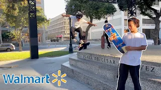 Skating A Walmart Skateboard Until It Snaps!